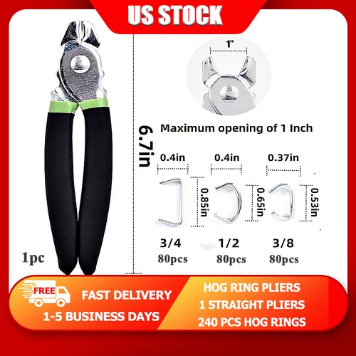 Straight hog ring pliers - hog,