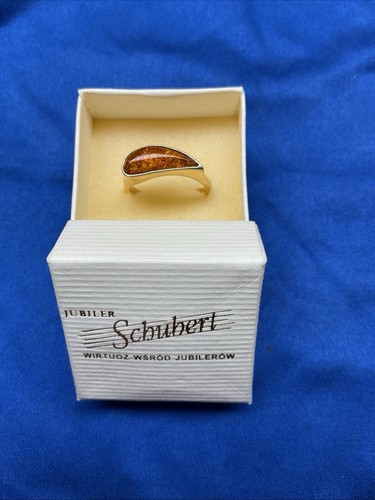 14k gold natural baltic amber - gold,